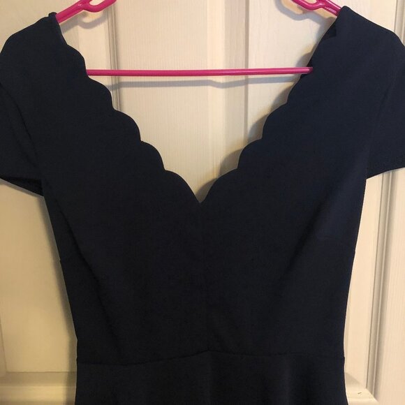 Womens B Darlin Scalloped A-Line Dress Size 6 - Picture 2 of 4